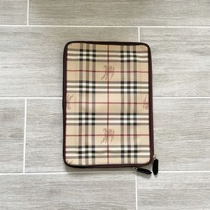 Authentic Burberry Classic Check Laptop Holder
